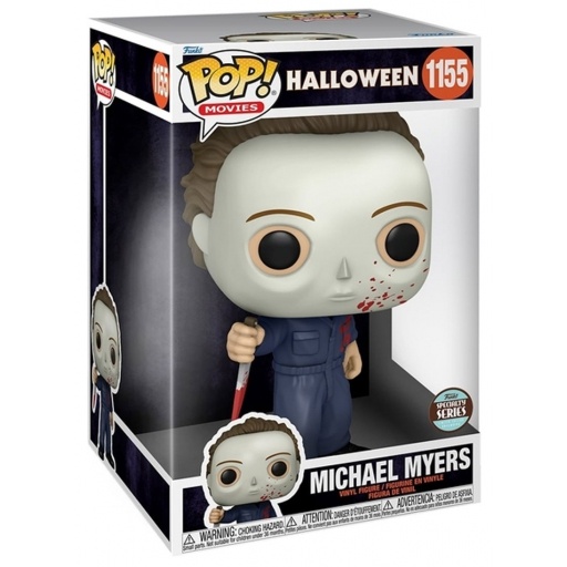 Michael Myers (Bloody & Supersized) dans sa boîte