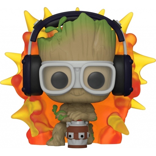 Figurine Funko POP Groot avec Détonateur (Je s'appelle Groot)