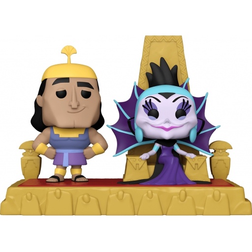 Figurine Villains Assemble : Yzma & Kronk sur Trône (Villains Disney)