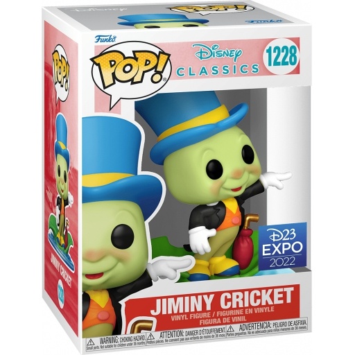 Jiminy Cricket sur une feuille