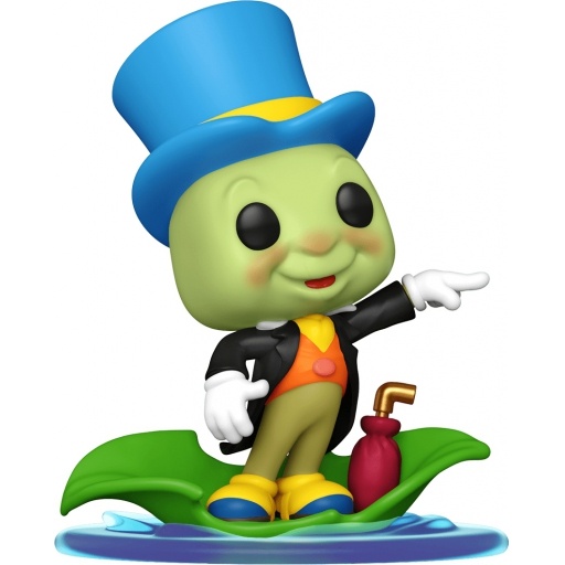 Figurine Funko POP Jiminy Cricket sur une feuille (Disney Classics)