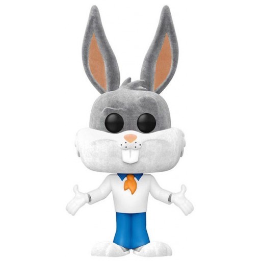 Figurine Funko POP Bugs Bunny en Fred Jones (Flocked) (Warner Bros 100 ans)