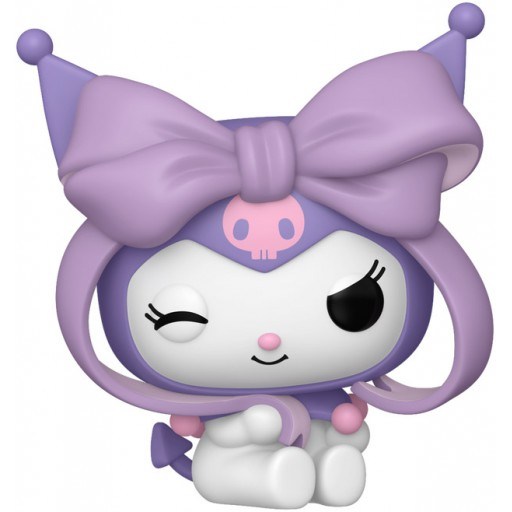 Figurine Kuromi avec Nœud (Sanrio)