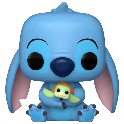 Figurine Funko POP Stitch avec Tortue (Lilo and Stitch)