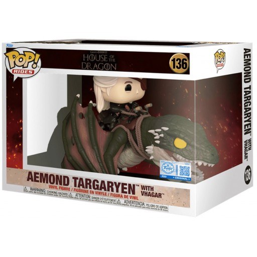 Aemond Targaryen avec Vhagar