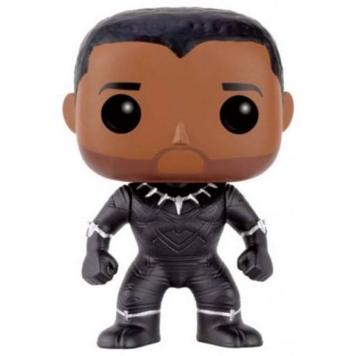 Figurine Funko POP Black Panther (Sans Masque) (Captain America : Civil War)