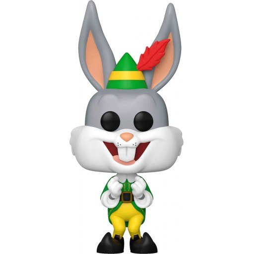 Figurine Funko POP Bugs Bunny en Elf Buddy (Warner Bros 100 ans)