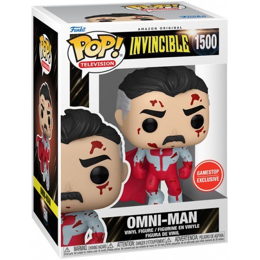Omni-Man (Bloody) dans sa boîte