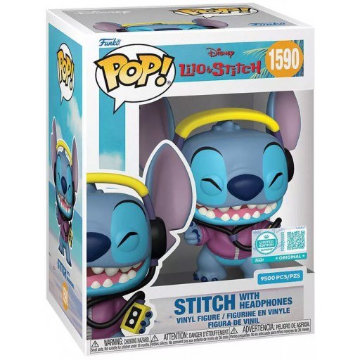 Stitch avec Casque de Musique