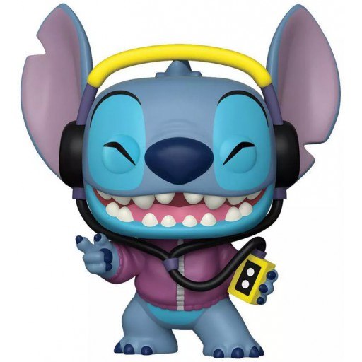 Figurine Funko POP Stitch avec Casque de Musique (Lilo and Stitch)