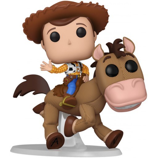 Figurine Funko POP Woody sur Pile-Poil (Toy Story)
