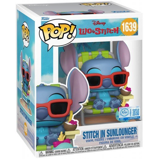 Stitch sur une Chaise Longue