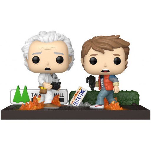 Figurine Doc & Marty (Retour vers le futur)