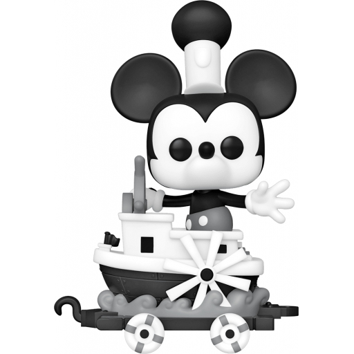 Figurine Funko POP Mickey sur Chariot Bateau à Vapeur (100 ans de Disney)