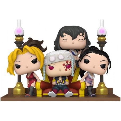 Figurine Funko POP Tengen avec ses Femmes (Demon Slayer)