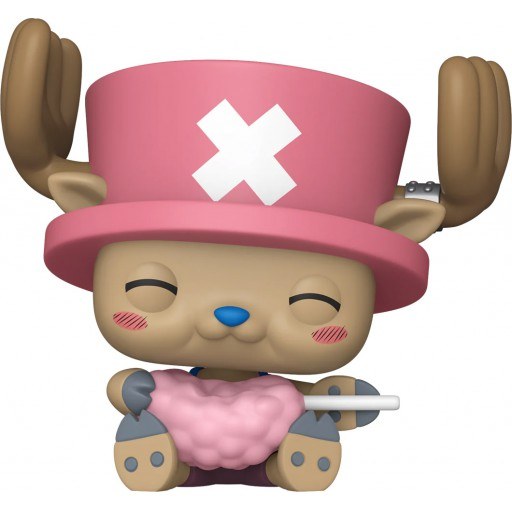 Figurine Funko POP Tony Tony Chopper avec Barbe à Papa (One Piece)
