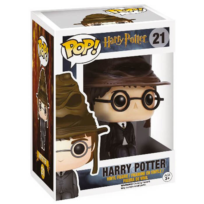 Harry Potter et le Choixpeau magique dans sa boîte