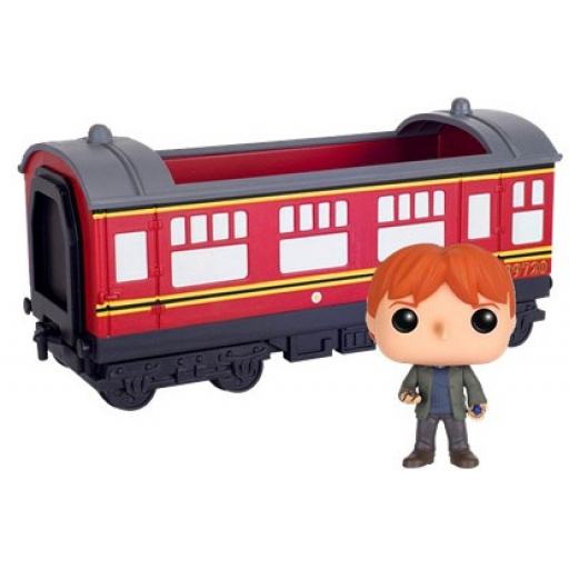 Figurine Funko POP Ron Weasley avec Poudlard Express (Harry Potter)
