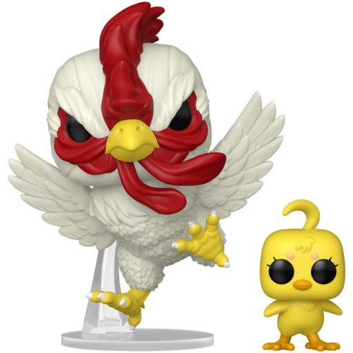Figurine Funko POP Keiji avec Piyoko (Coq de Baston)