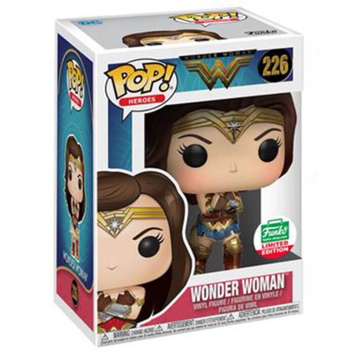 Wonder Woman avec des gantelets