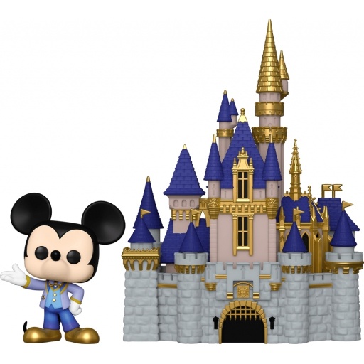 Figurine Funko POP Château de Cendrillon & Mickey Mouse (Walt Disney World 50ème Anniversaire)