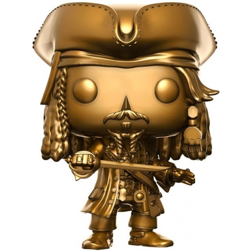 Figurine Funko POP Capitaine Jack Sparrow (Or) (Pirates des Caraïbes)