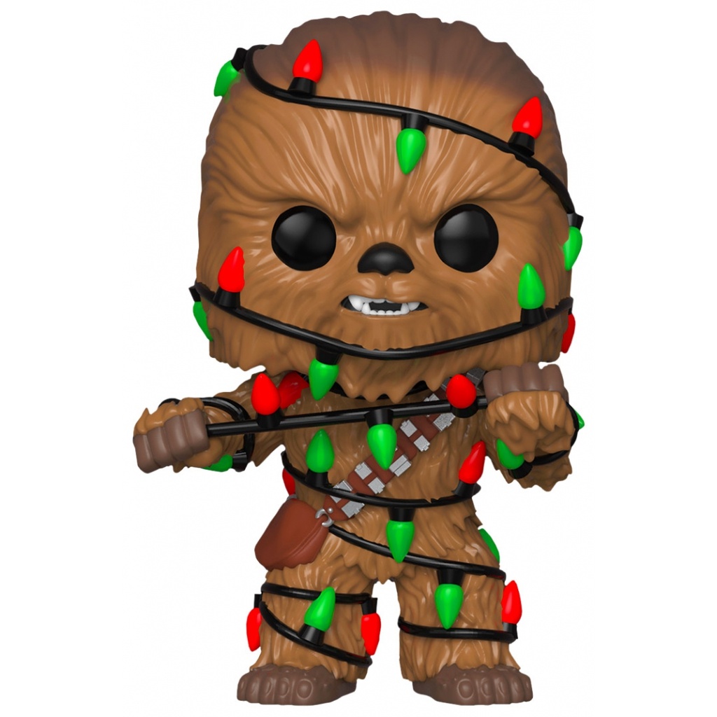 Figurine Funko POP Chewbacca avec Guirlandes (Star Wars (Noël))