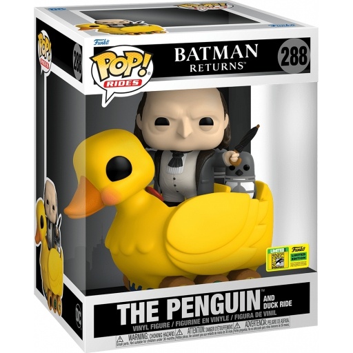 Le Pingouin dans le Canard (Batman Le Défi) dans sa boîte