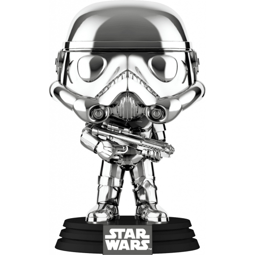 Figurine Funko POP Stormtrooper (Silver Chrome) (Star Wars : Episode I, La Menace Fantôme)