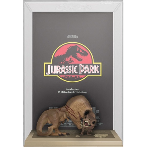 Figurine Funko POP Tyrannosaurus Rex & Velociraptor (Jurassic Park)