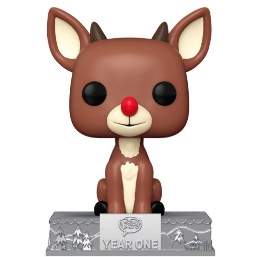 Figurine Funko POP Rudolph  (Célébration 25 Ans) (Rudolphe le renne au nez rouge)