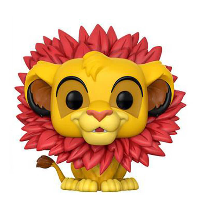 Figurine Funko POP Simba avec une crinière de feuilles (Le Roi Lion)
