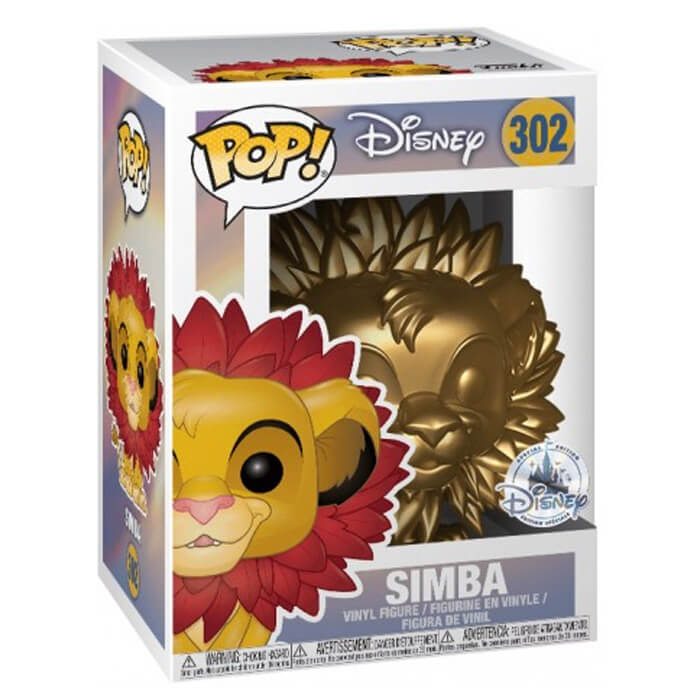 Simba (Gold) dans sa boîte