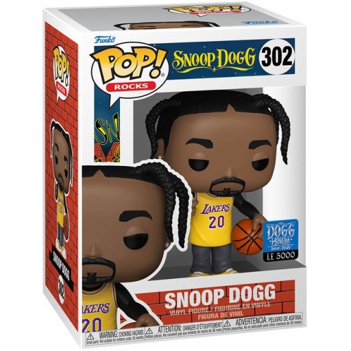 Snoop Dogg avec Maillot des Lakers Jaune