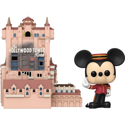 Figurine Funko POP Mickey devant l'Hôtel The Hollywood Tower (Walt Disney World 50ème Anniversaire)
