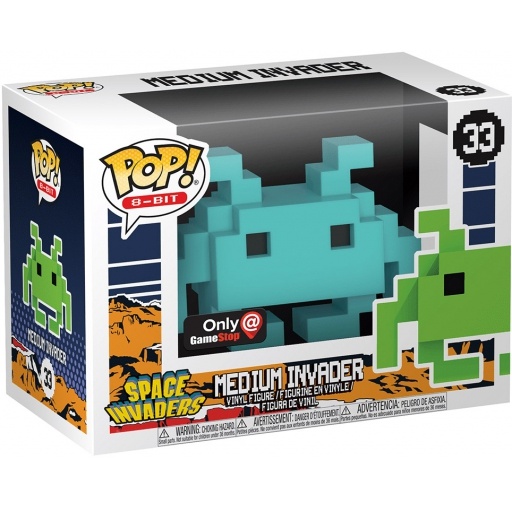 Medium Invader (Turquoise)