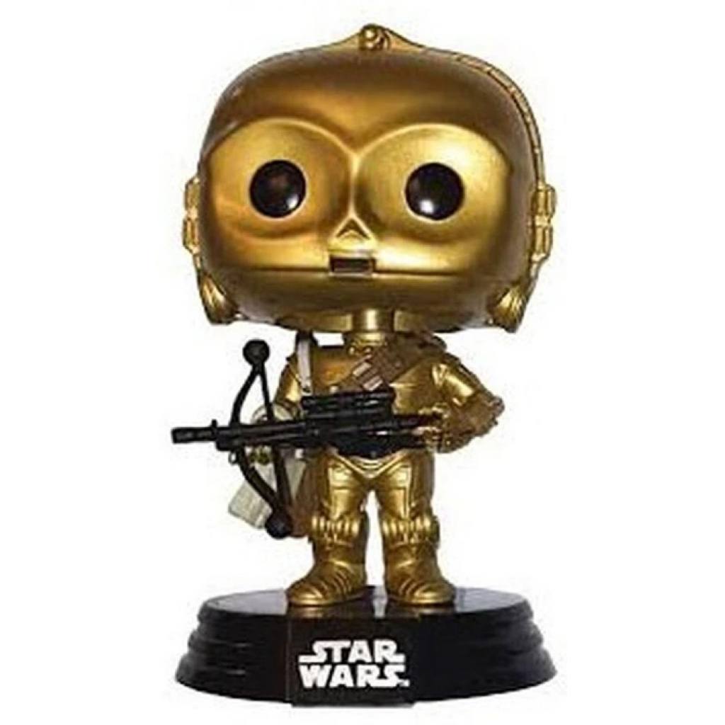 Figurine Funko POP C-3PO avec Arbalette (Star Wars Episode IX, L'Ascension de Skywalker)