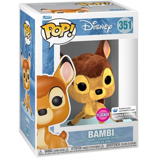 Bambi sur glace (Flocked)