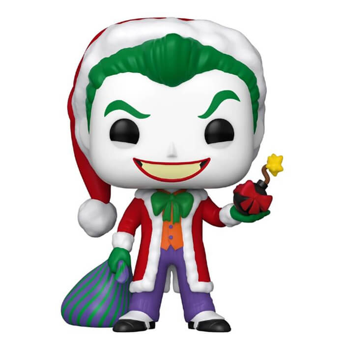 Figurine Funko POP Le Joker en père Noël (DC Super Heroes)