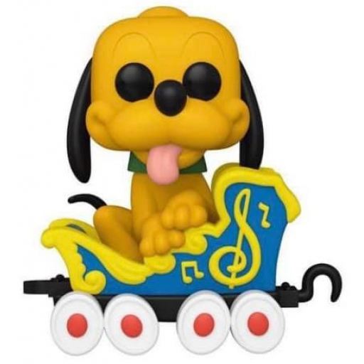 Figurine Funko POP Pluto dans le train du Cirque Casey Jr. (Disneyland 65ème Anniversaire)