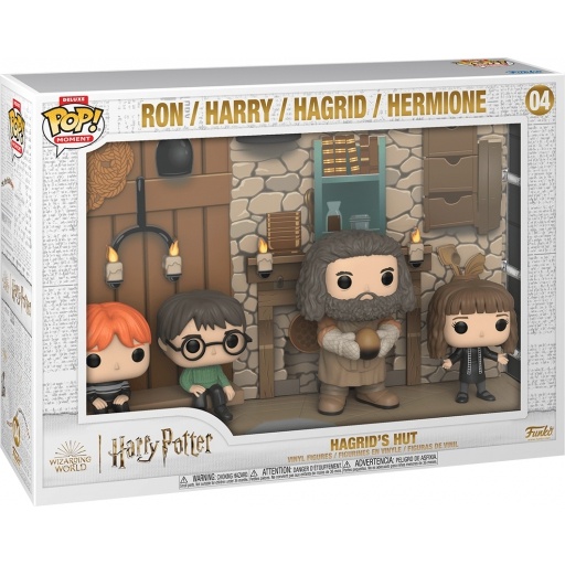La Cabane d'Hagrid (Ron, Harry, Hagrid & Hermione)