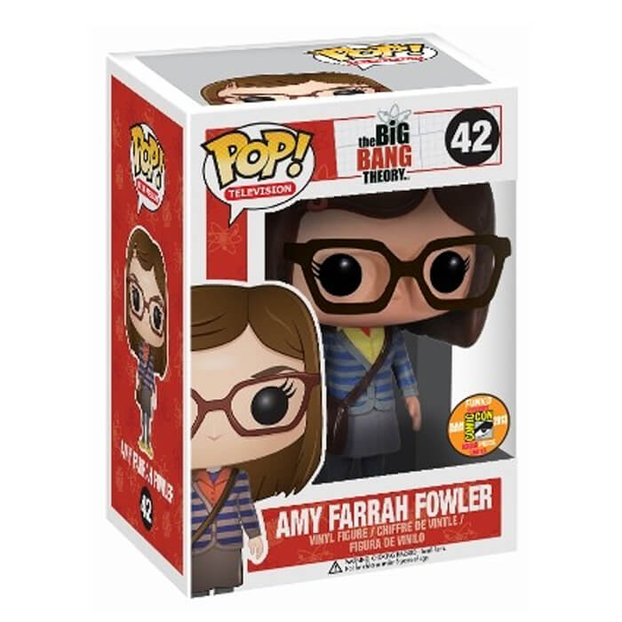 Amy Farrah Fowler (Chaussures marron) dans sa boîte