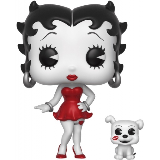 Figurine Funko POP Betty Boop & Pudgy (Noir & Blanc) (Chase) (Betty Boop)