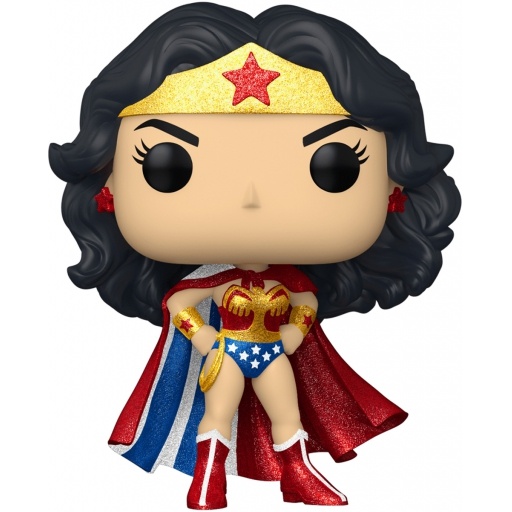 Figurine Funko POP Wonder Woman Classic avec Cape (Diamond Glitter) (Wonder Woman 80ème anniversaire)