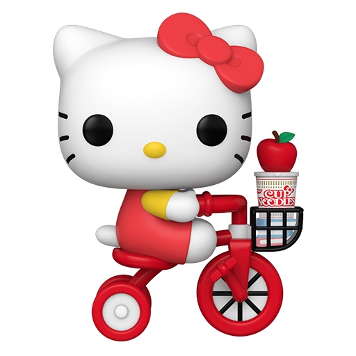 Figurine Funko POP Hello Kitty sur son vélo avec Nouilles (Sanrio)