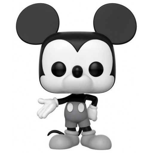 Figurine Funko POP Mickey Mouse (Noir & Blanc) (Supersized) (Mickey Mouse 90 Ans)