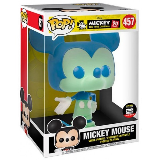 Figurine Funko Pop Mickey Mouse Bleu And Vert Mickey Mouse 90 Ans 457