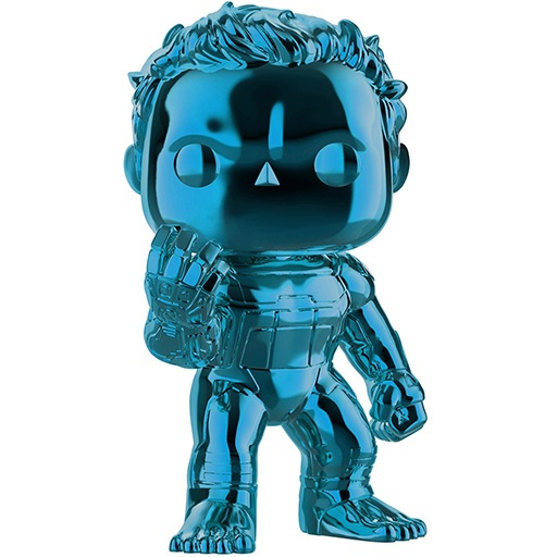 Figurine Funko POP Hulk (Bleu & Chrome) (Avengers : Endgame)