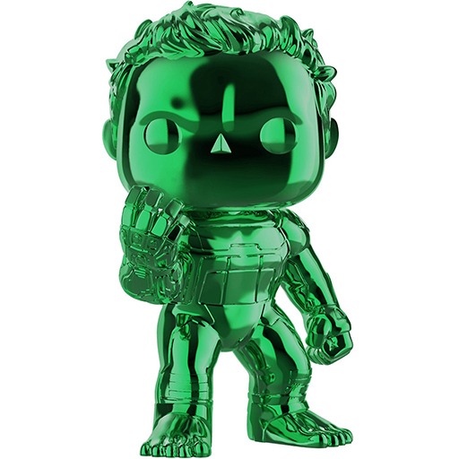 Figurine Funko POP Hulk (Vert & Chrome) (Avengers : Endgame)