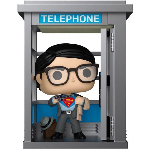 Figurine Funko POP Superman dans une Cabine Téléphonique (Superman (1978))